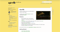 Desktop Screenshot of gemrb.org